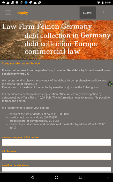 debt collectors claim management Germany Europe Lawyer Law Firm international law commercial law contract law debt collectors claim management Germany Europe Lawyer Law Firm international law commercial law contract law